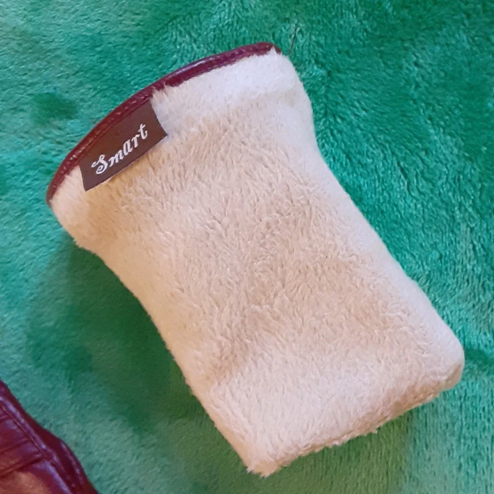 Burgundy Leather Gloves